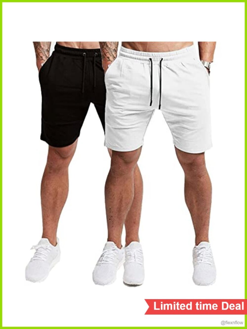 EVERWORTH Men's Athletic Training Shorts Gym Workout Fitness Running